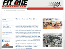 Tablet Screenshot of fitonegym.com